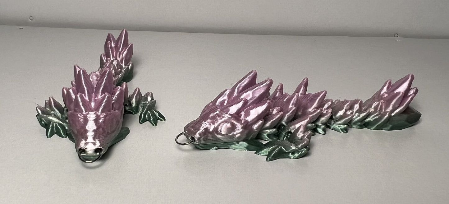 Gemstone Dragon - 3D Printed Figurine - Set or Singles