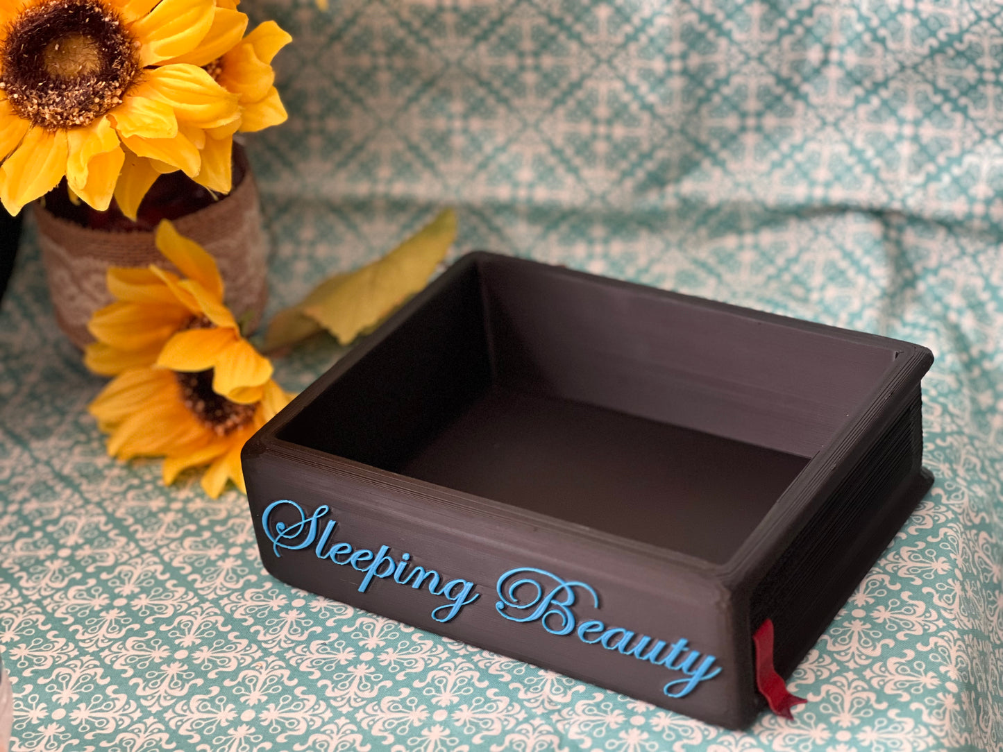 Book Trinket/Dice Tray - Planter - Customizable