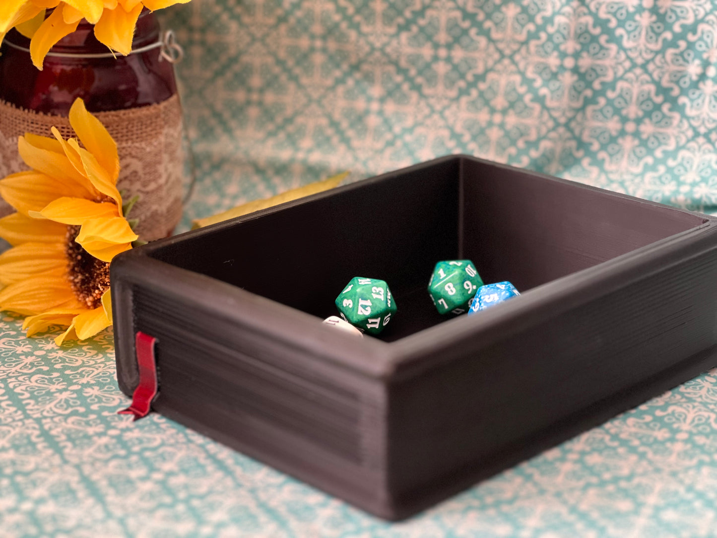 Book Trinket/Dice Tray - Planter - Customizable