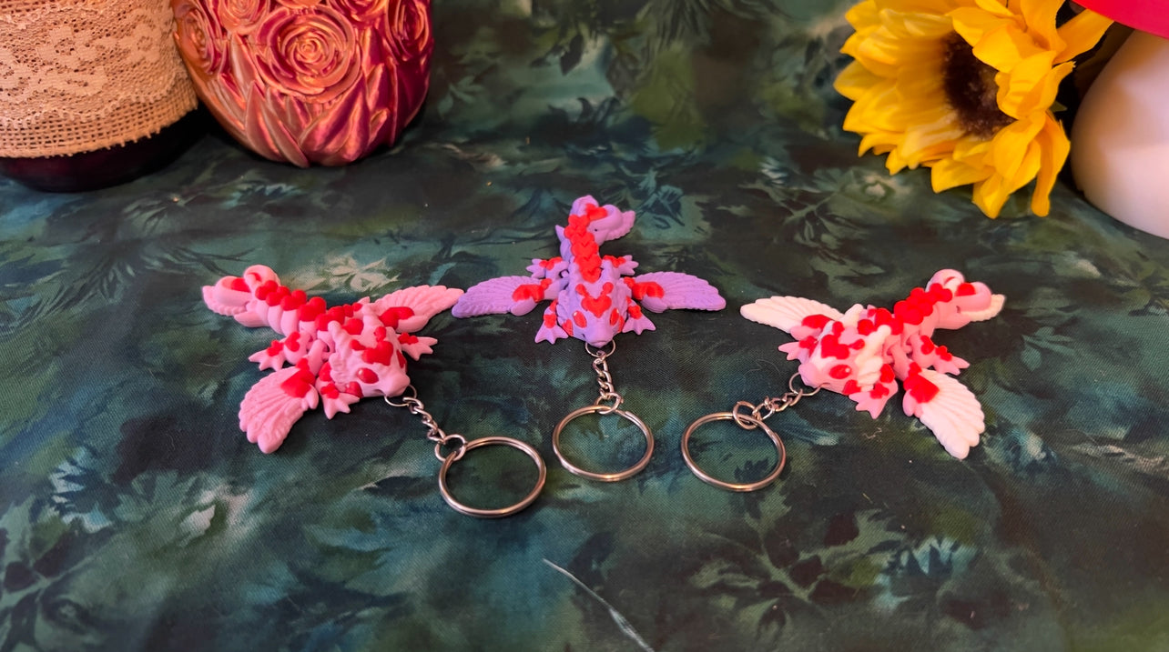 Heart Dragon - 3D Printed Figurine