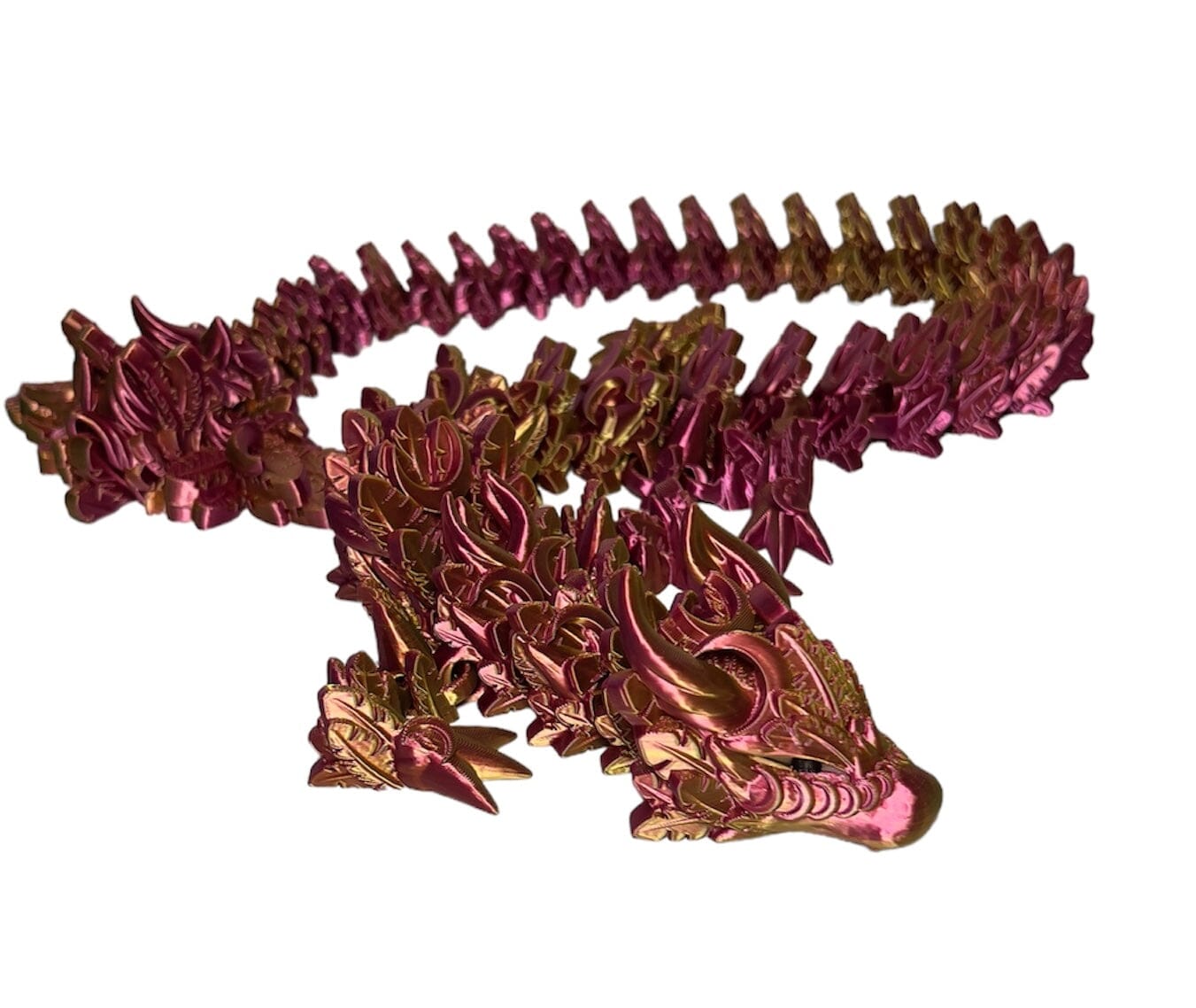 Lunar Dragon - 3D Printed Articulated Figurine Articulated