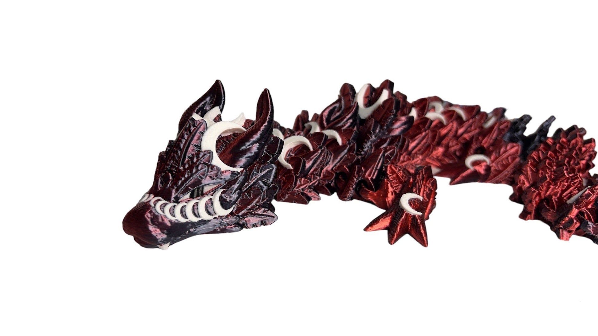 Lunar Dragon - 3D Printed Articulated Figurine Articulated