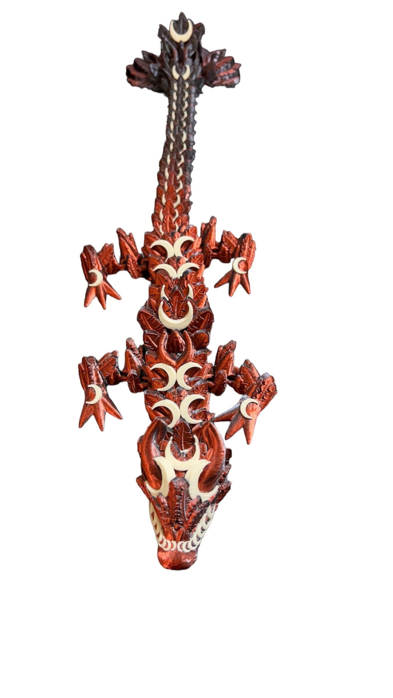 Lunar Dragon - 3D Printed Articulated Figurine Articulated