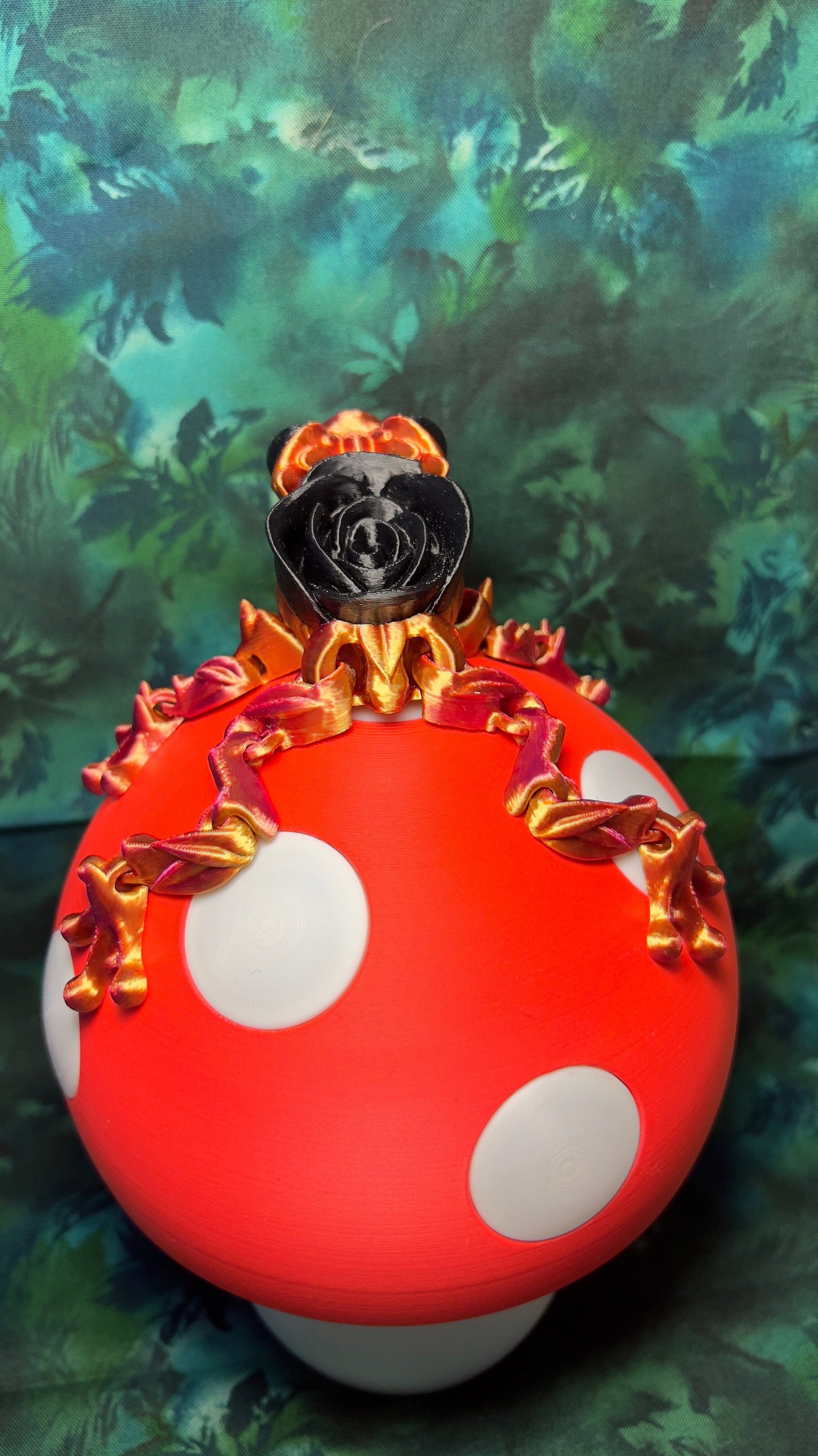 Rose Frog - 3D Printed Articulating Figurine