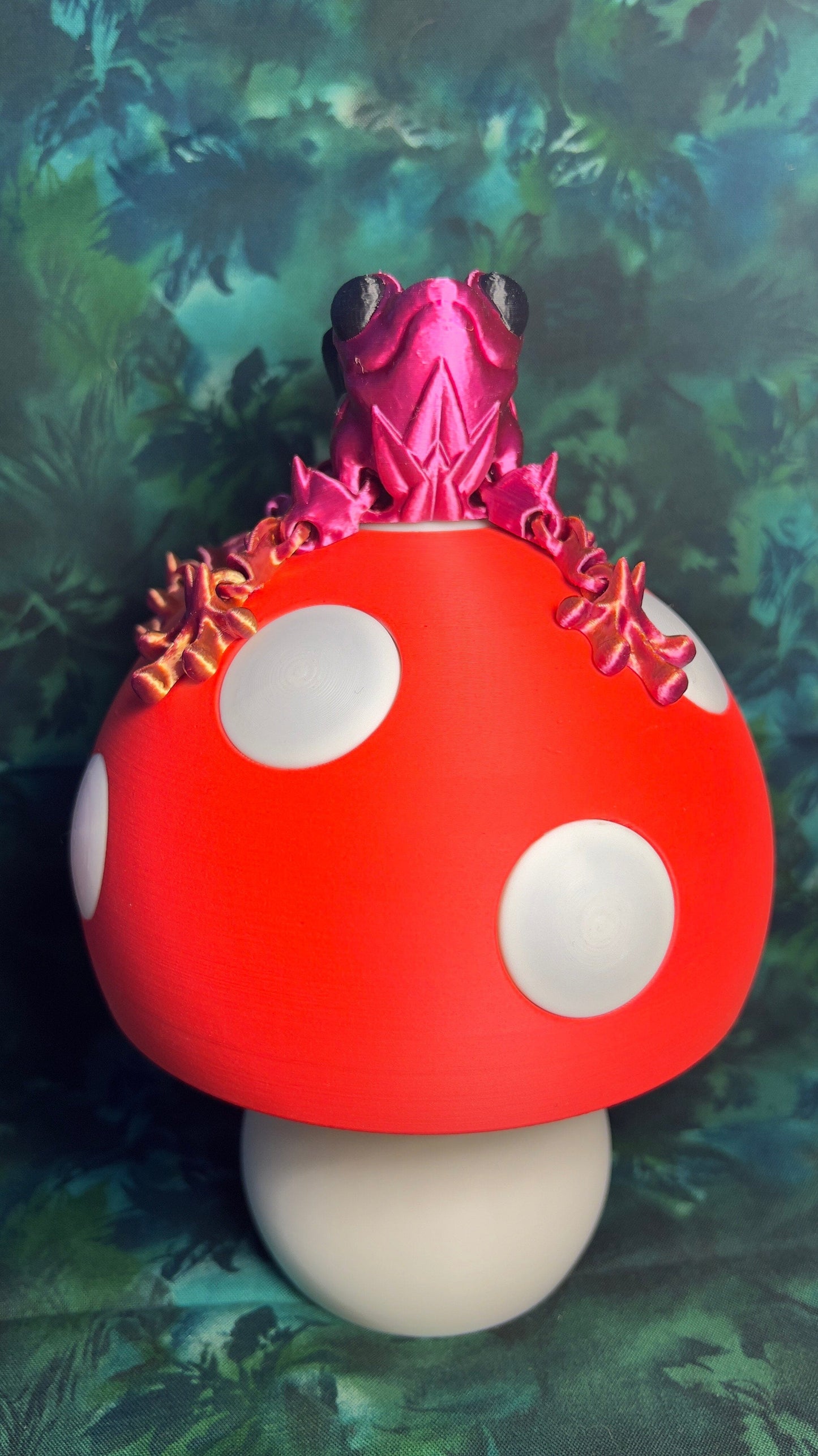 Rose Frog - 3D Printed Articulating Figurine