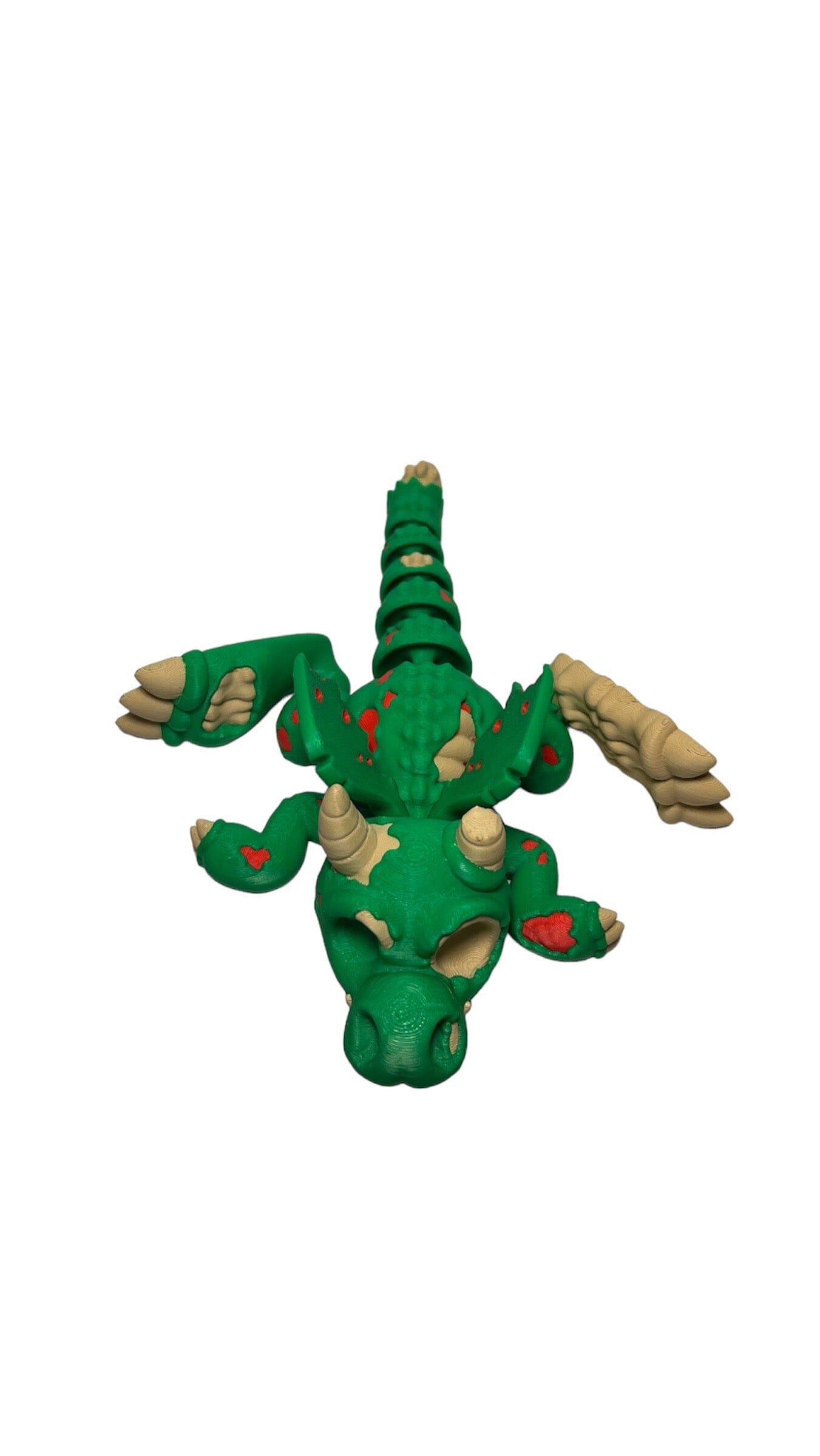 Zombie Wyvern - 3D Printed Articulated Figurine Articulated