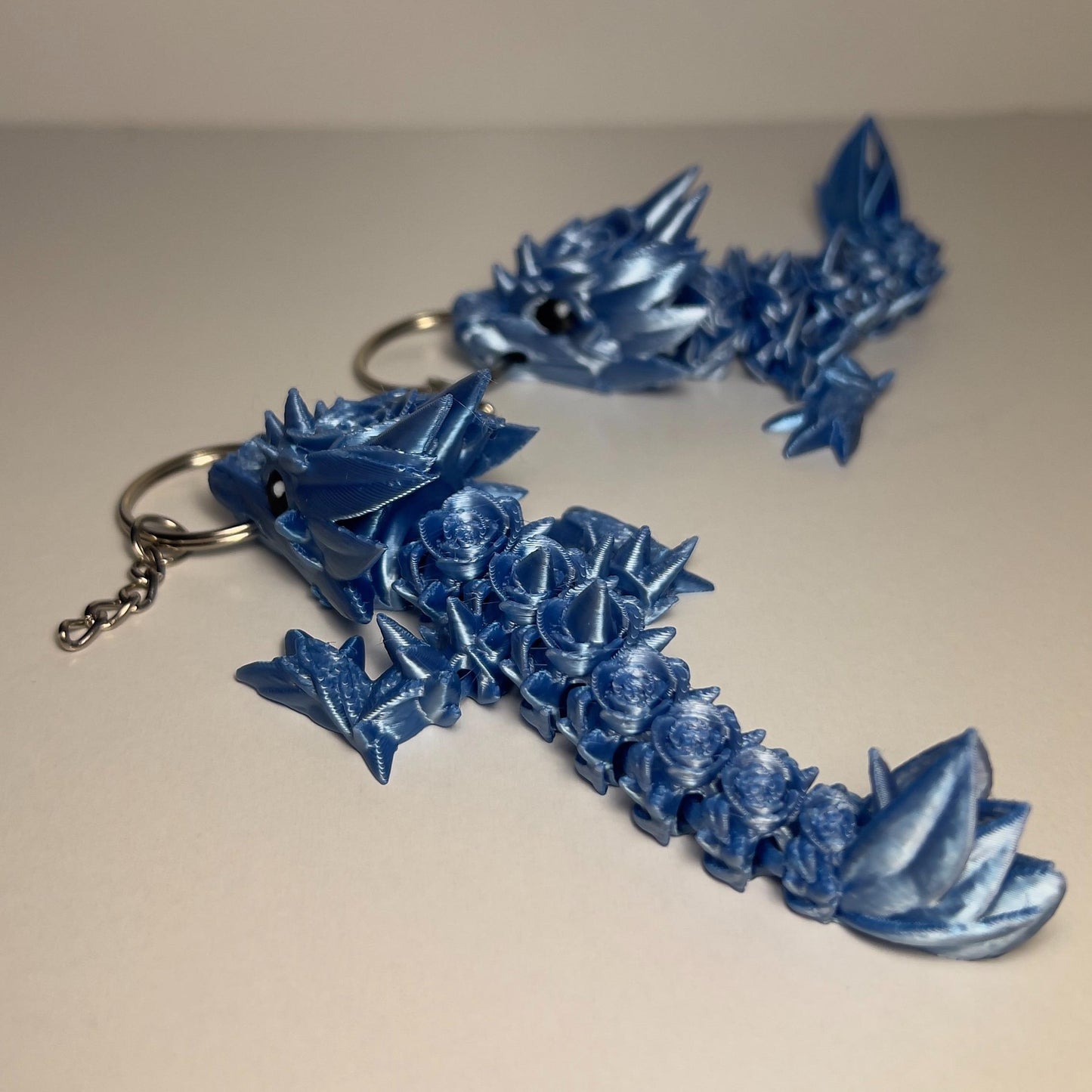 Rose Dragon - 3D Printed Articulated Figurine