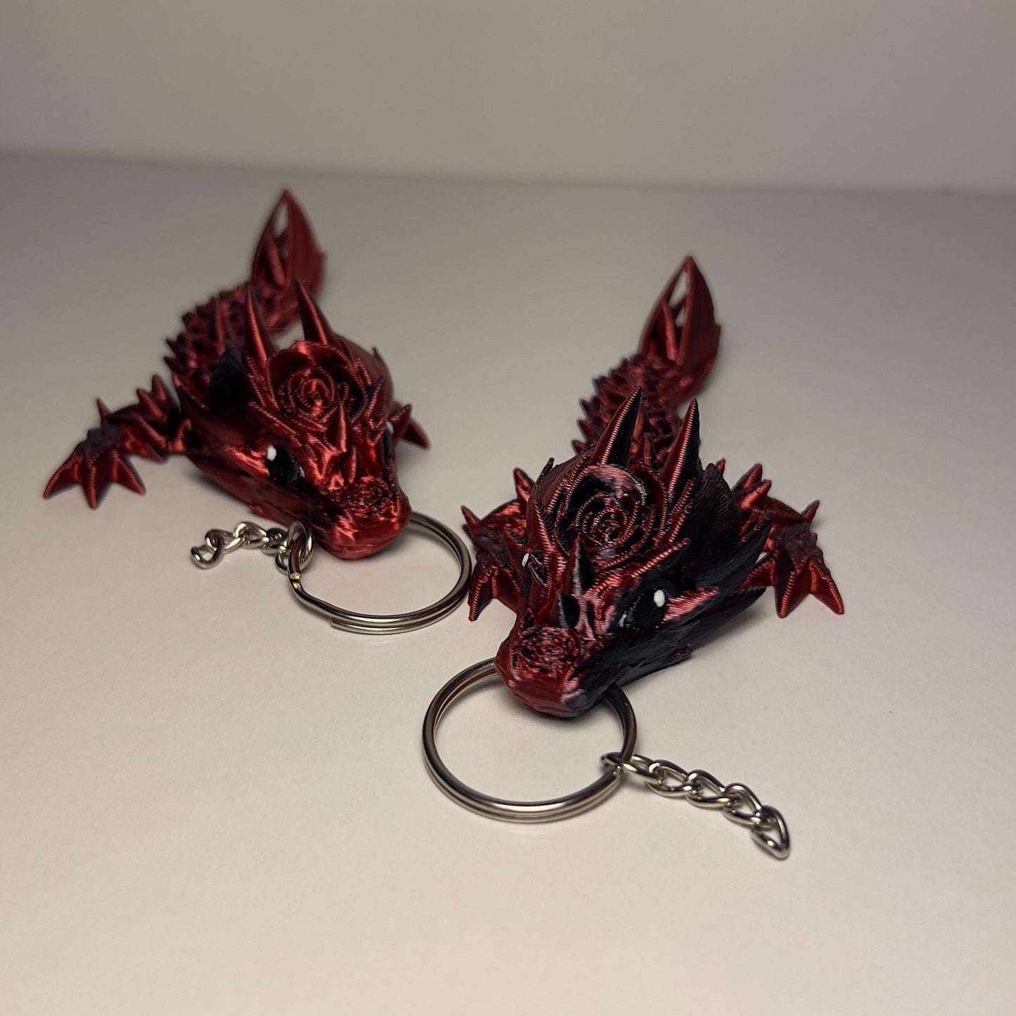 Rose Dragon - 3D Printed Articulated Figurine