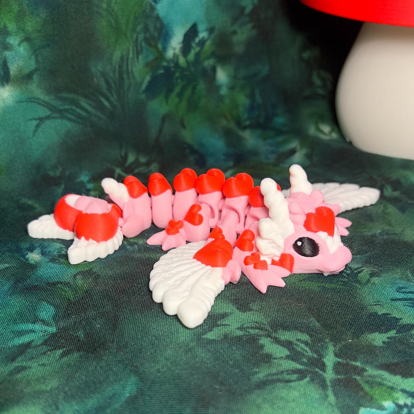 Heart Dragon - 3D Printed Figurine