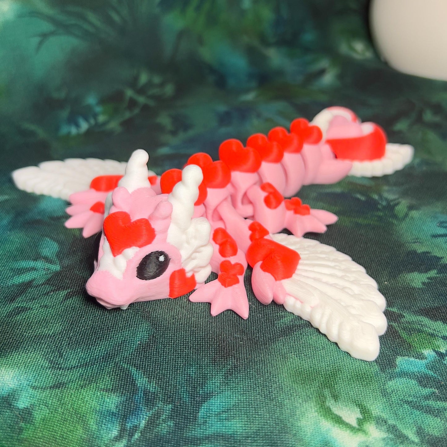 Heart Dragon - 3D Printed Figurine